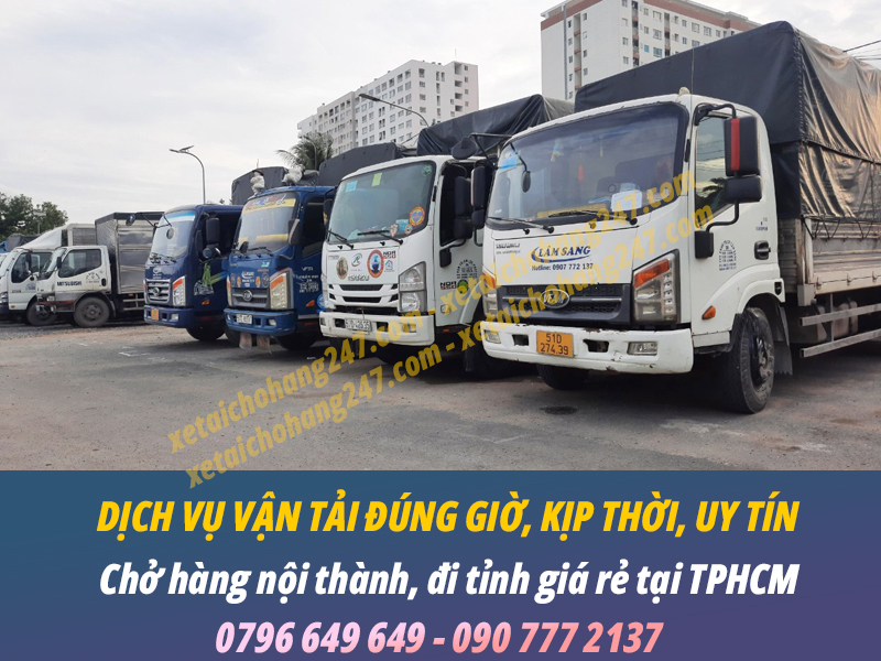 Dịch vụ vận tải đúng hẹn