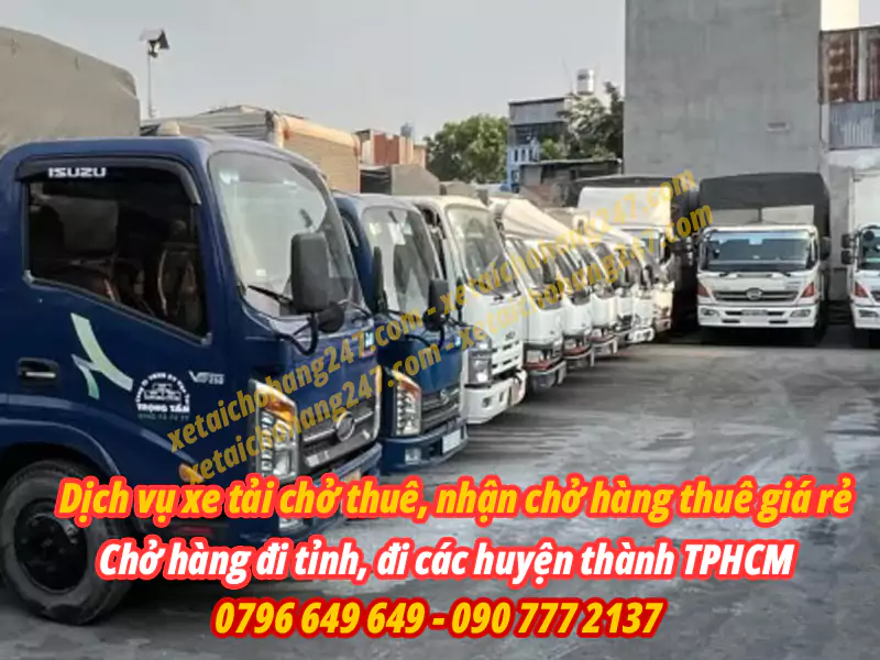 Dịch vụ cho thuê xe tải chở hàng giá rẻ