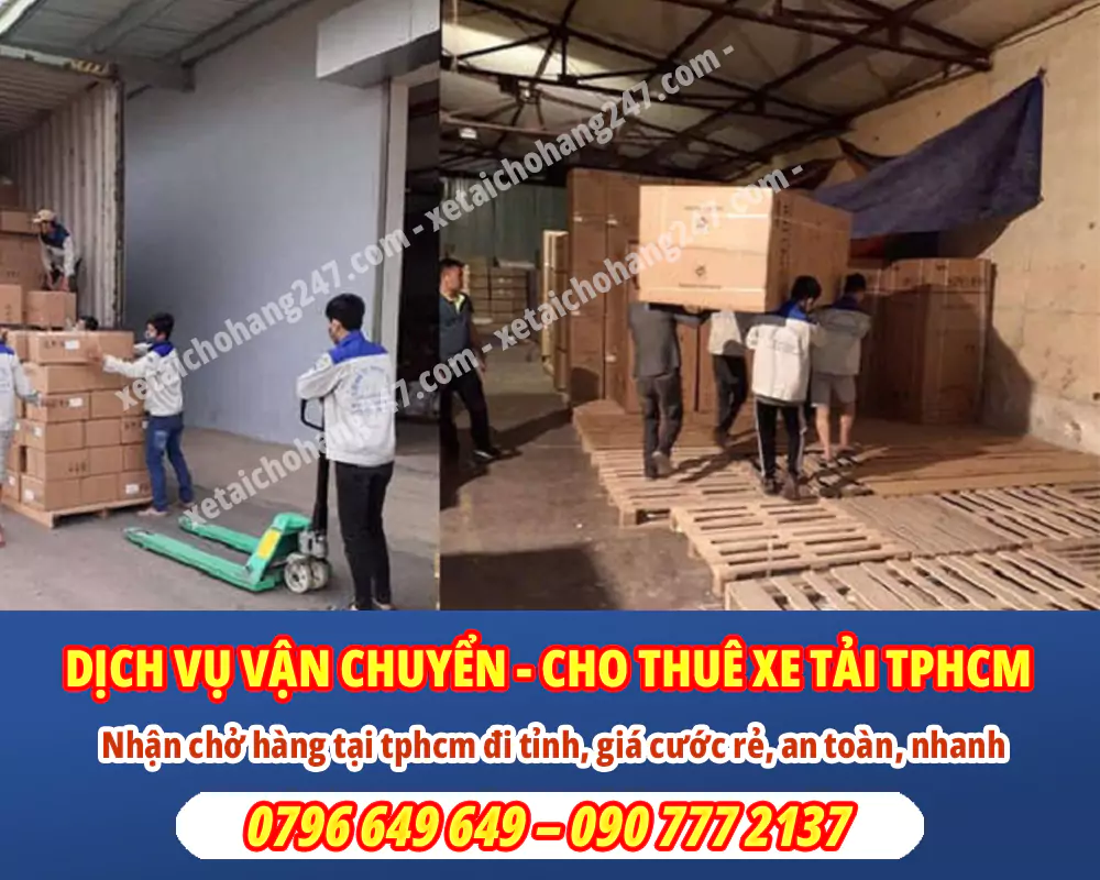 Dịch vụ vận chuyển hàng TPHCM - Giá rẻ uy tín