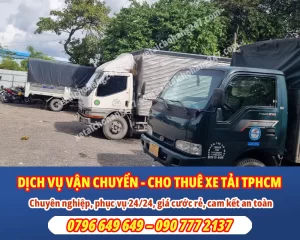 Dịch vụ vận chuyển hàng TPHCM - Giá rẻ uy tín
