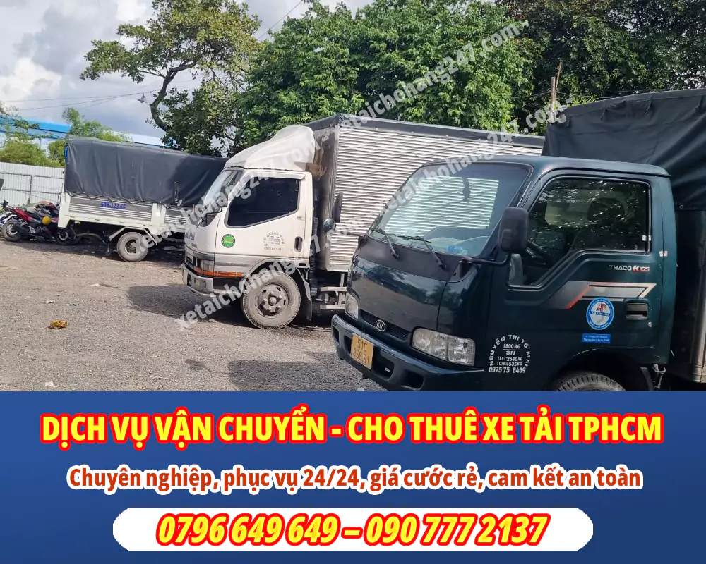 Dịch vụ vận chuyển hàng TPHCM - Giá rẻ uy tín