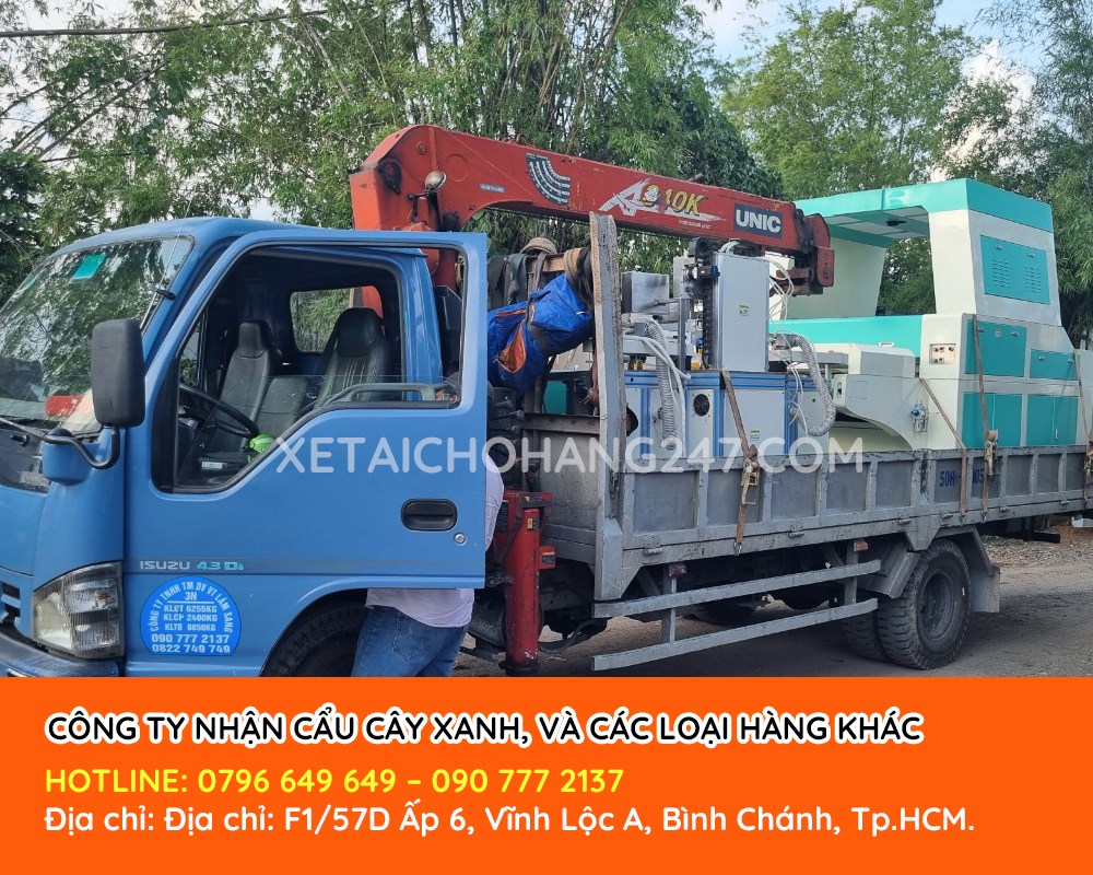 Dịch vụ cẩu hàng giá rẻ, tại các Quận huyện khu vực tphcm và các tỉnht hành lân cận