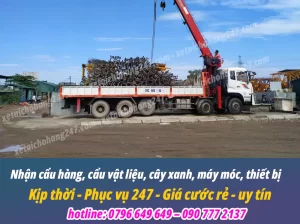 Dịch vụ cẩu hàng giá rẻ