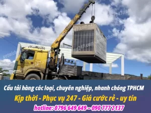 Dịch vụ cẩu hàng tại tphcm giá rẻ