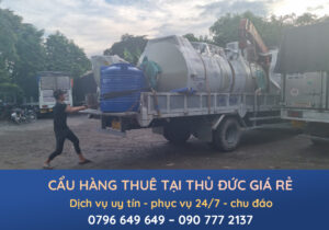 Dịch vụ cẩu hàng tại Thủ Đức giá rẻ