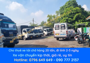 Xe tải chở hàng 20 tấn chở hàng giá rẻ tại tphcm