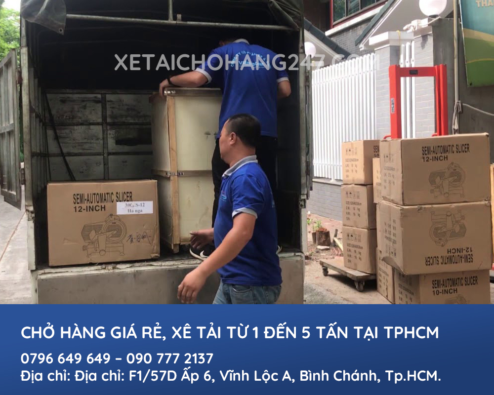 Nhận chở hàng với xe tải 1 đến 5 tấn giá rẻ