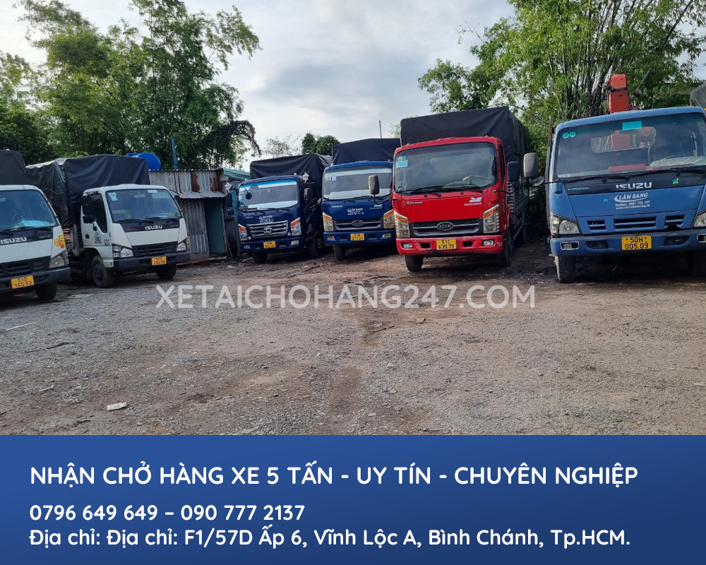 dịch vụ cho thuê xe tải 5 tấn giá rẻ và chuyên nghiệp