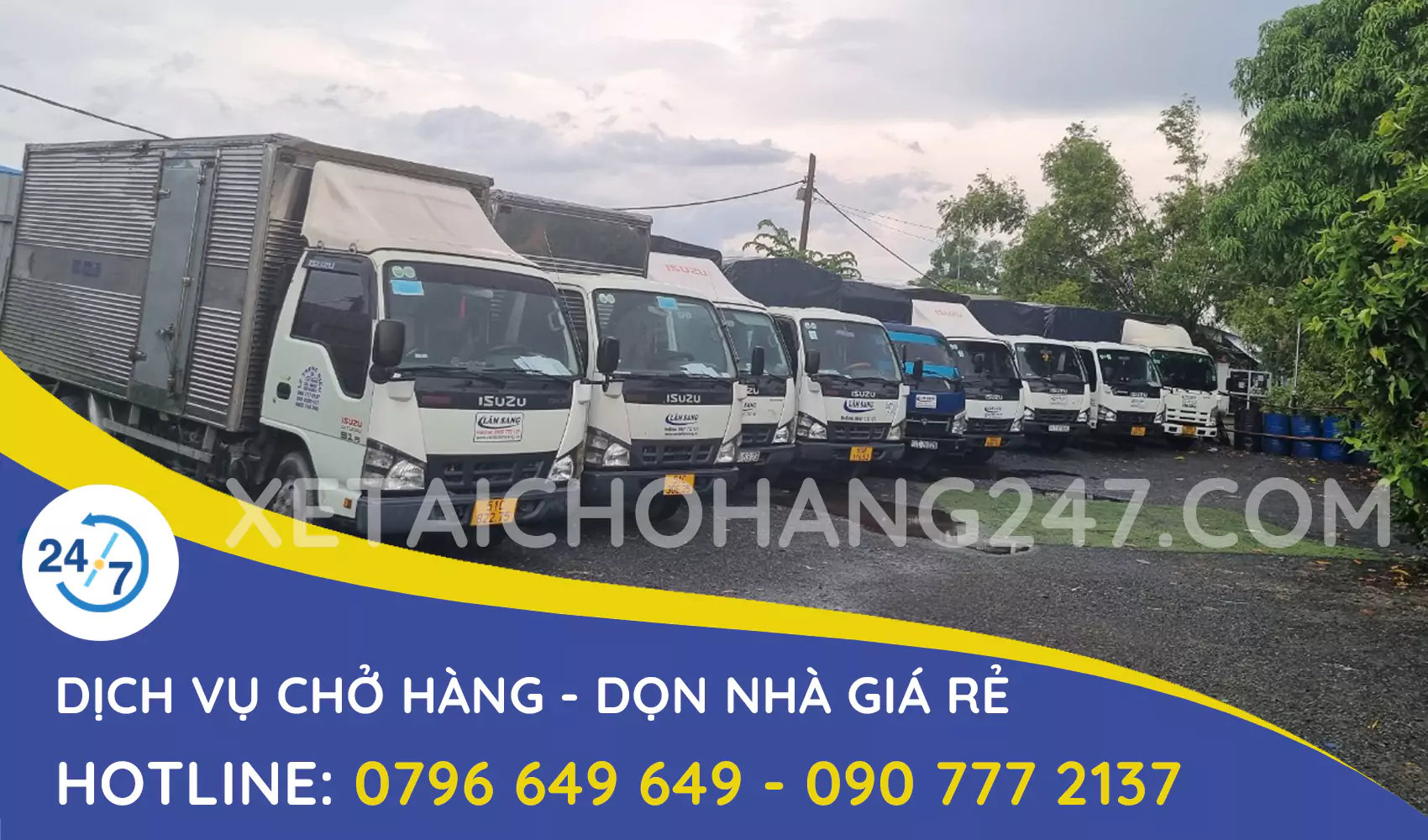 Dịch vụ xe tải chở hàng thuê giá rẻ tại tphcm