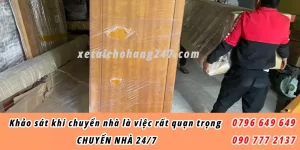 Lên lịch, khảo sát đồ đạc trước khi chuyển nhà