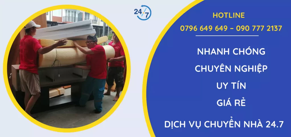 Dịch vụ chuyển nhà 247 tại tphcm
