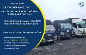 Dịch vụ cho thuê xe tải 2 tấn giá rẻ tại tphcm