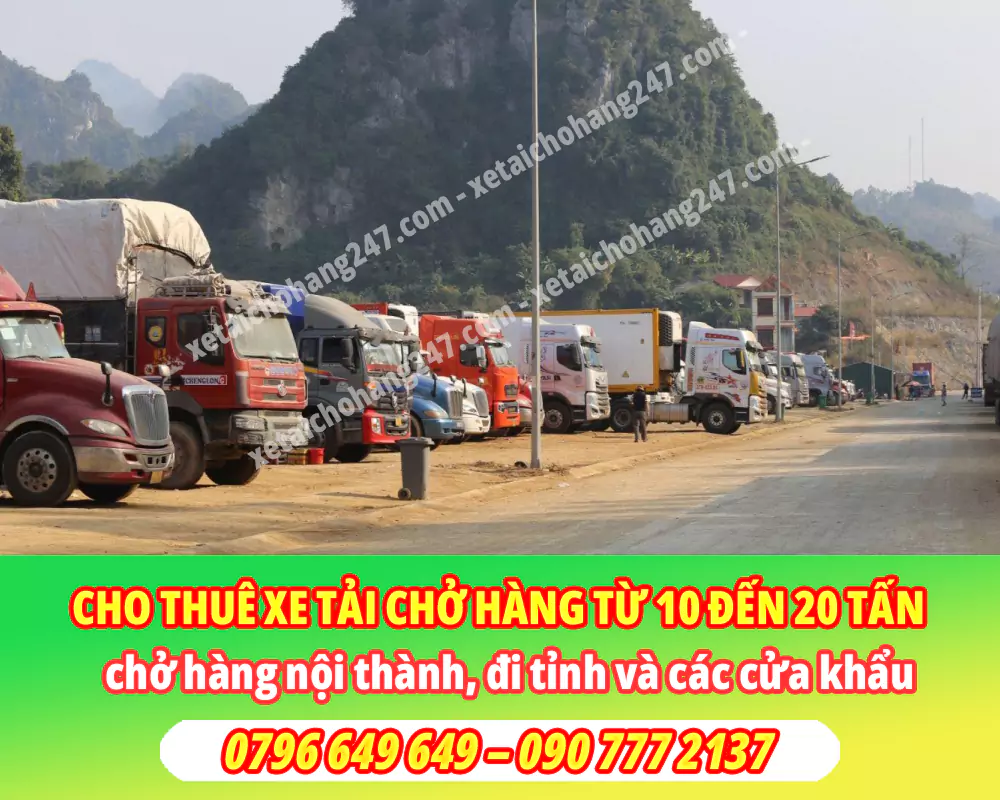 chở hàng từ 10 tấn đến 20 tấn
