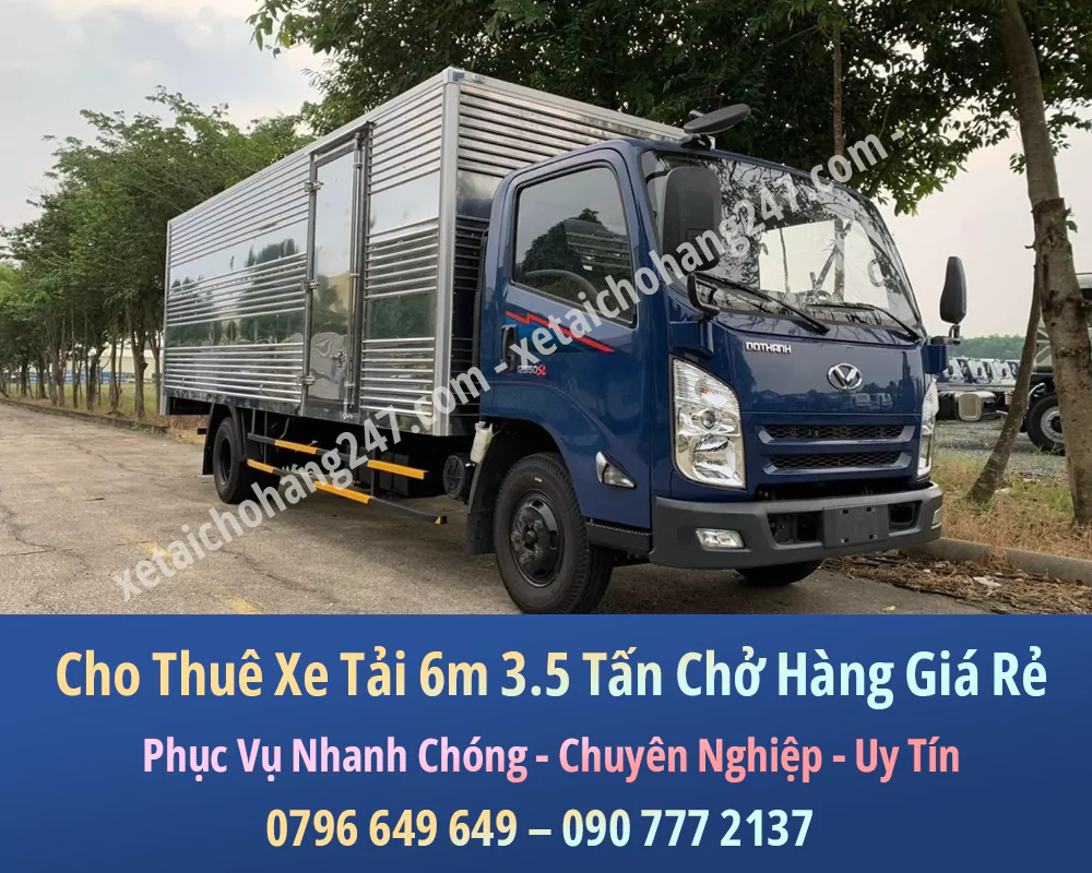 Cho Thuê Xe Tải Chở Hàng 6m 3.5 tấn