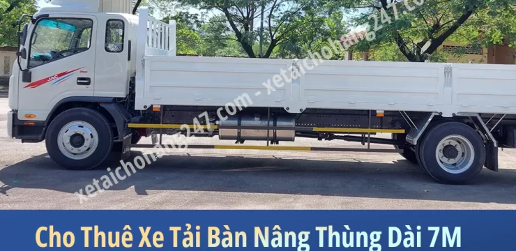 Cho Thuê Xe Tải thùng dài 7M