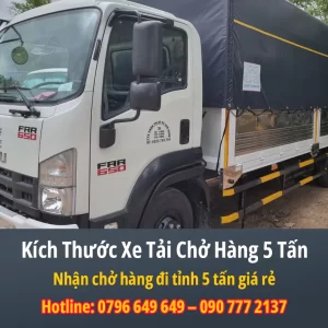 Kích Thước Xe Tải Chở Hàng 5 Tấn
