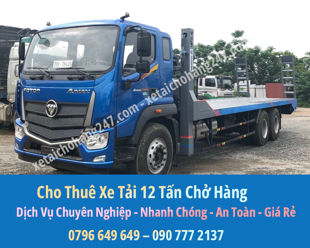 Bảng Báo Giá Cho Thuê Xe Tải Chở Hàng 12 Tấn