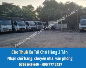 Bảng Báo Giá Cho Thuê Xe Tải Chở Hàng 2 Tấn