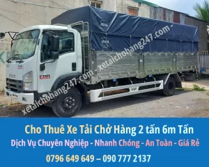 Bảng Báo Giá Cho Thuê Xe Tải Chở Hàng 6m 2 Tấn