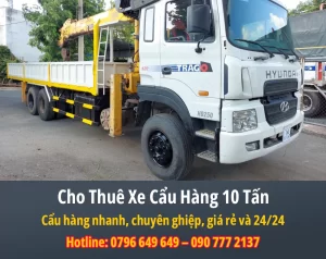 Cho Thuê Xe cẩu Hàng 10 Tấn
