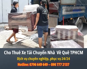 Cho Thuê Xe Tải Chuyển Nhà Về Quê
