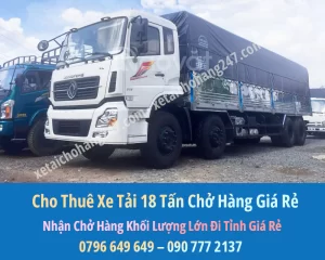 Bảng Báo Giá Cho Thuê Xe Tải Chở Hàng 18 Tấn