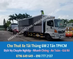 Cho thuê xe tải 6m chở hàng dài giá rẻ