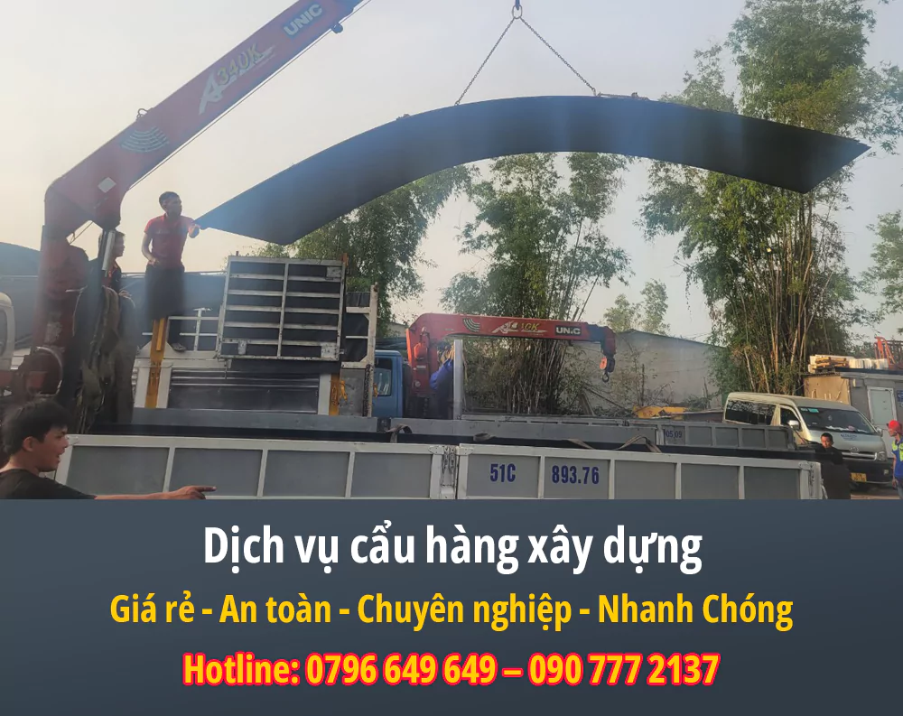 Dịch vụ cẩu hàng xây dựng