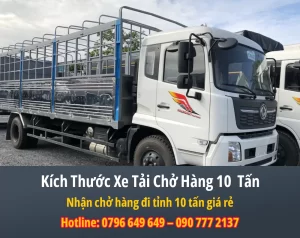 Kích Thước Xe Tải Chở Hàng 10 Tấn