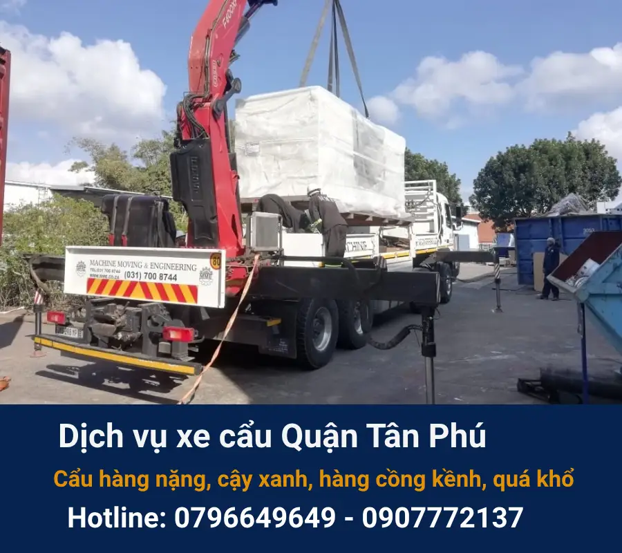 Dịch vụ xe cẩu Quận Tân Phú