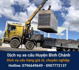 Dịch vụ xe cẩu Huyện Bình Chánh