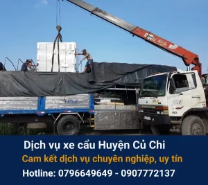 Dịch vụ xe cẩu Huyện Củ Chi