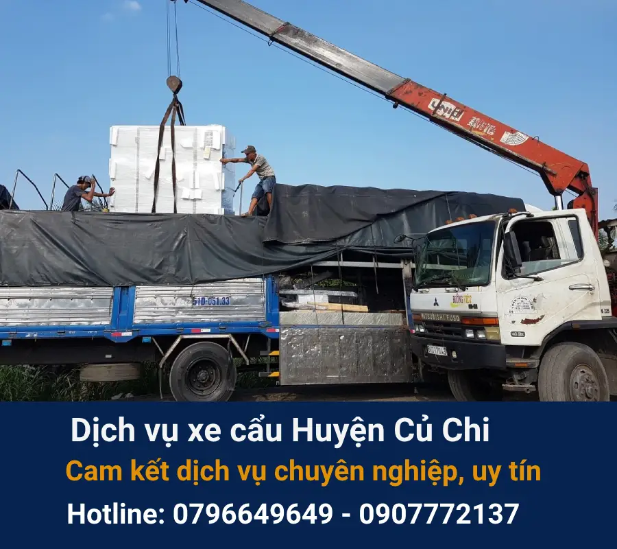 Dịch vụ xe cẩu Huyện Củ Chi