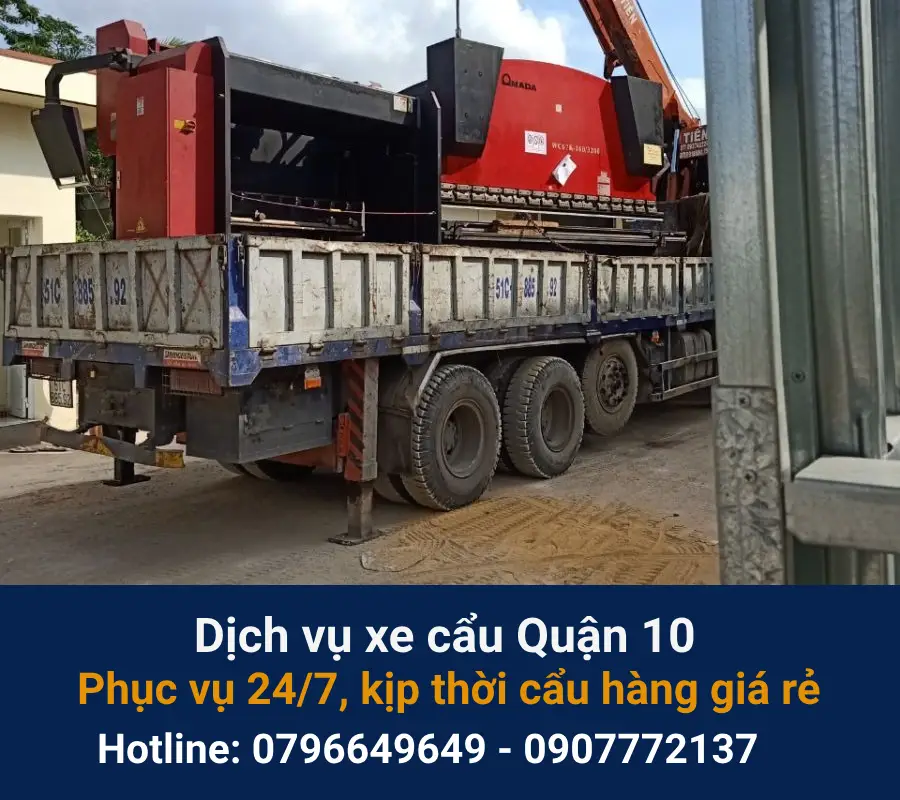 Dịch vụ xe cẩu Quận 10