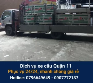 Dịch vụ xe cẩu Quận 11