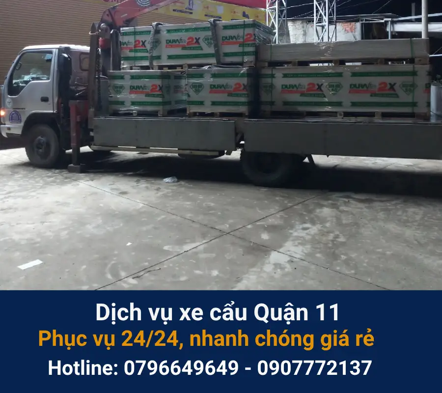 Dịch vụ xe cẩu Quận 11