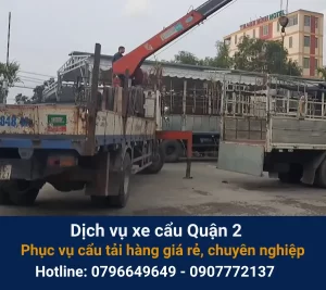 Dịch vụ xe cẩu Quận 2