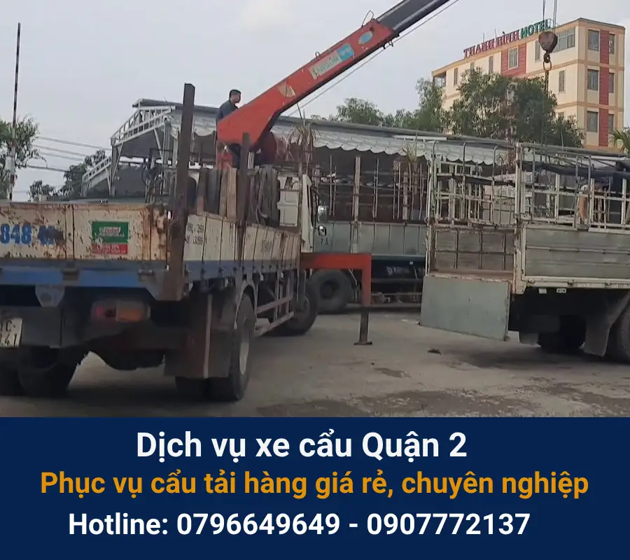 Dịch vụ xe cẩu Quận 2