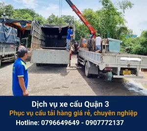 Dịch vụ xe cẩu Quận 3