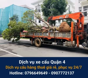 Dịch vụ xe cẩu Quận 4