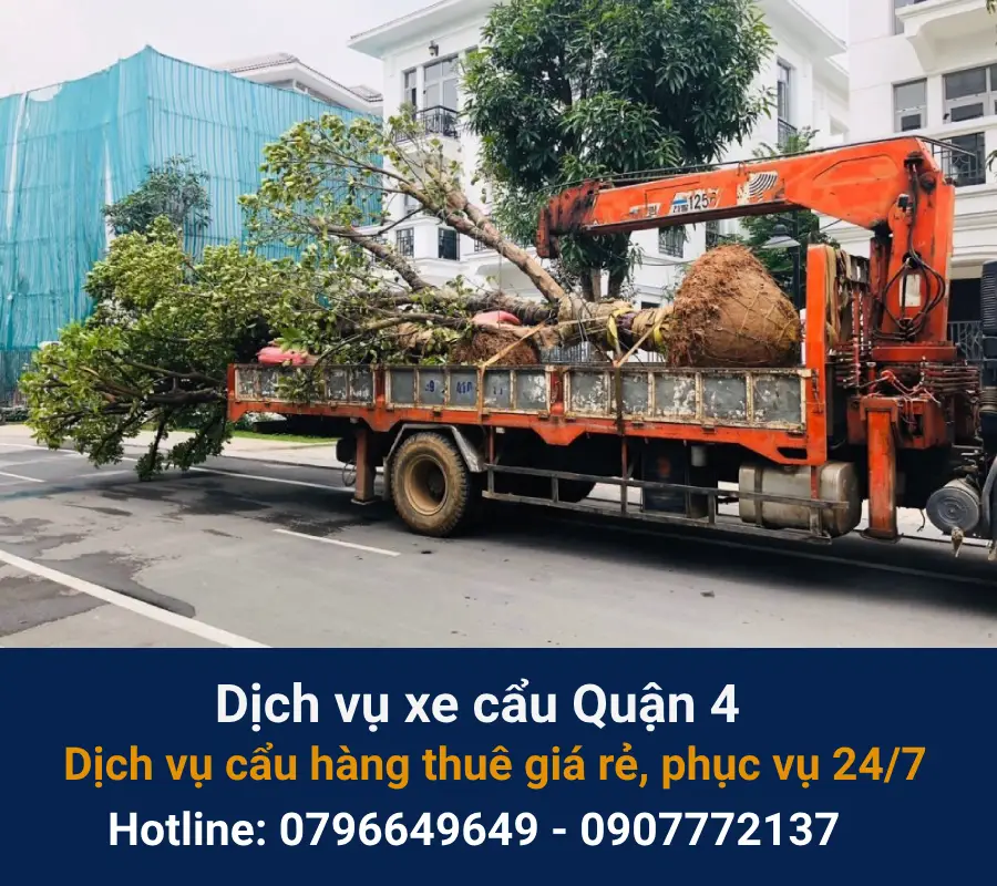 Dịch vụ xe cẩu Quận 4