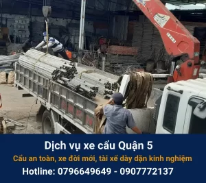 Dịch vụ xe cẩu Quận 5
