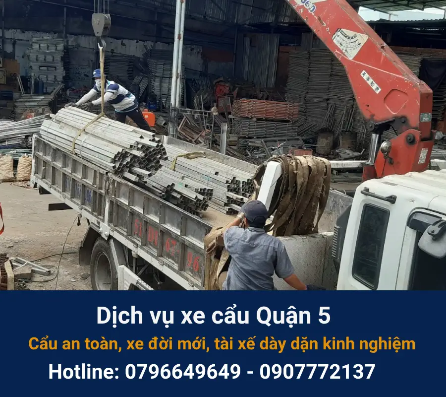 Dịch vụ xe cẩu Quận 5