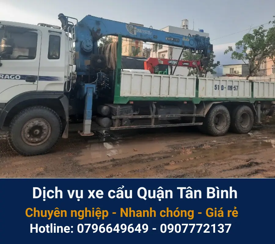 Dịch vụ xe cẩu Quận Tân Bình