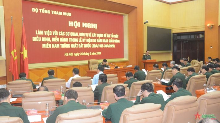 Tập trung xây dựng hệ thống văn kiện diễu binh, diễu hành