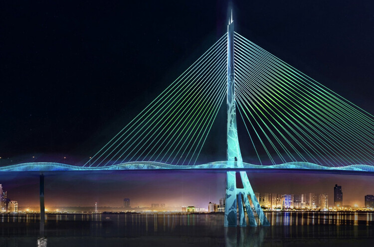 Thiết kế cầu Cần Giờ có hai trụ tháp so với phương án một trụ được duyệt năm 2019