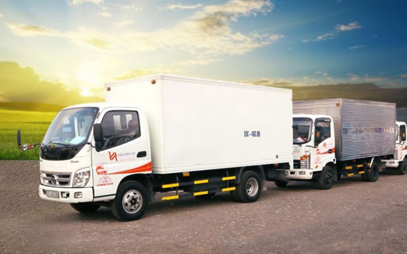 xe tải vận chuyển