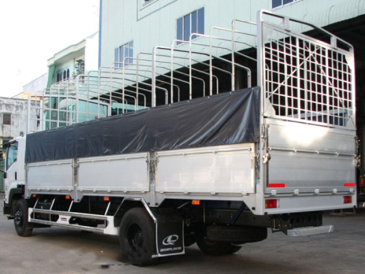 xe tải thùng kín chở hàng