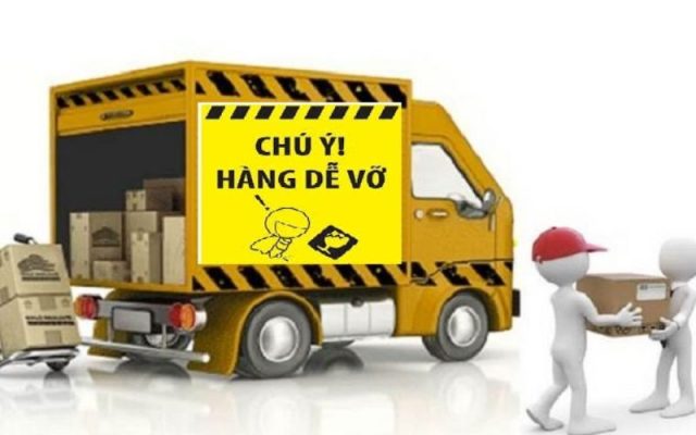 vận chuyển hàng dễ vỡ bằng xe tải